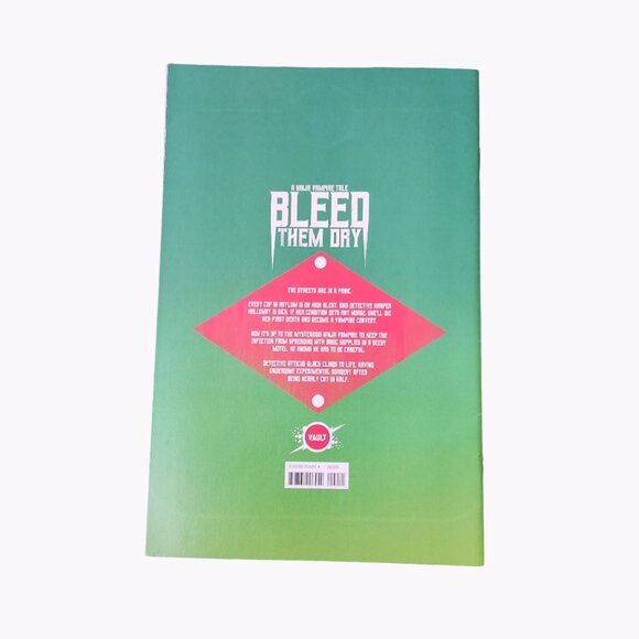 Vault Comics Bleed Them Dry #2 Comic Book Collector Bagged Boarded - Picture 2 of 2